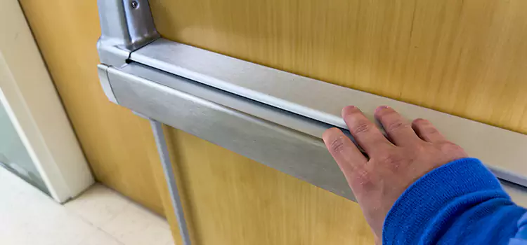 Installing a Push Bar on a Door New Berlin